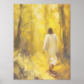 Jesus Christus Walking Art Print, großes Christus- Poster (Vorne)