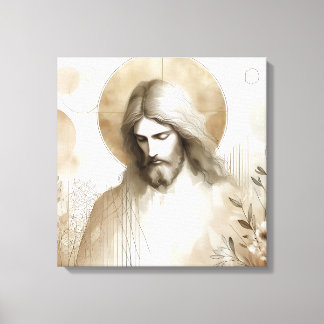 Jesus Christus Wandkunst – Inspirierender Glaubens Leinwanddruck