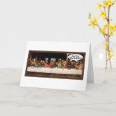 Jesus Christus, wann essen wir? - Funny Last Suppe Karte (Gelbe Blume)