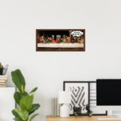 Jesus Christus, wann essen wir? - Funny Last Suppe Poster (Heimbüro)