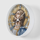 Jesus Christus würde Sie sich die Time Gold Blue a Uhr (Winkel)