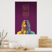Jesus Christus Zitat Poster: Ich bin der Weg Poster (Küche)