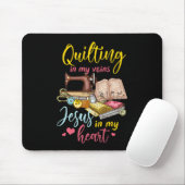 Jesus Christus zu beenden Religious Quilt Nähen Ma Mousepad (Mit Mouse)