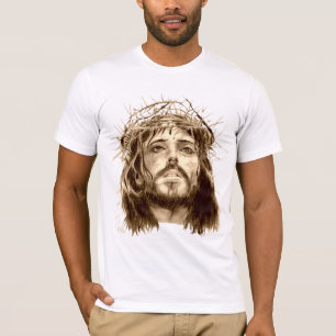 Jesus ChristusDornenkrone Gebets-Händen T-Shirt