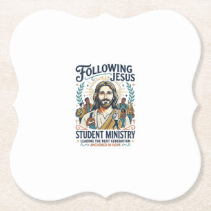 Jesus Church Merch Jugendcamp-Shirt Glaube Ba Untersetzer