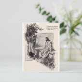 Jesus-Clip-Art-1 Postkarte (Stehend Vorderseite)
