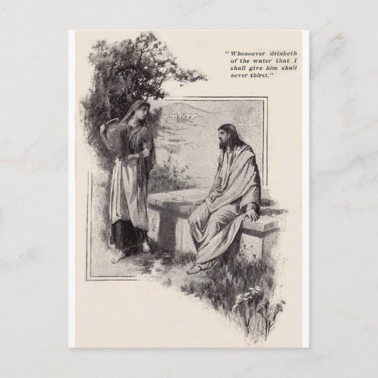Jesus-Clip-Art-1 Postkarte (Vorderseite)