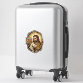 Jesus Cloud-Speicher voll Warnung Paywall Tech Hum Aufkleber (Koffer)
