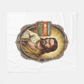 Jesus Cloud-Speicher voll Warnung Paywall Tech Hum Fleecedecke (Vorderseite (Horizontal))