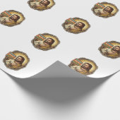 Jesus Cloud-Speicher voll Warnung Paywall Tech Hum Geschenkpapier (Ecke)