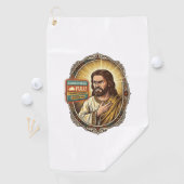 Jesus Cloud-Speicher voll Warnung Paywall Tech Hum Golfhandtuch (Insitu)