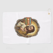 Jesus Cloud-Speicher voll Warnung Paywall Tech Hum Golfhandtuch (Horizontal)