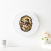 Jesus Cloud-Speicher voll Warnung Paywall Tech Hum Große Wanduhr (Zuhause)