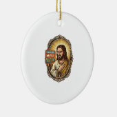 Jesus Cloud-Speicher voll Warnung Paywall Tech Hum Keramik Ornament (Rechts)