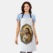 Jesus Cloud-Speicher voll Warnung Paywall Tech Hum Schürze (Getragen)