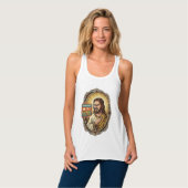 Jesus Cloud-Speicher voll Warnung Paywall Tech Hum Tank Top (Vorderseite Vollansicht)
