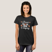 Jesus Coffe und Camping Funny Camper Geschenk T-Shirt (Vorne ganz)