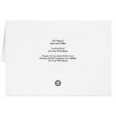 Jesus & Coffee - 5" x 7" Art Card (Rückseite Horizontal)