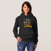 Jesus Coffee & Camping  Great Christian Camping Ca Hoodie (Vorne ganz)