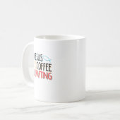 Jesus Coffee Crafting Funny Christliches Design fü Kaffeetasse (Vorderseite Links)