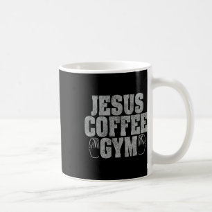 Jesus Coffee Gym Christlich Workout Weightlift F Kaffeetasse