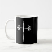 Jesus Coffee Gym Repeat, Gym Coffee Jesus - Front  Kaffeetasse (Links)