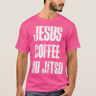 Jesus Coffee Jiu Jitsu - Brasilianischer Jiu-Jitsu T-Shirt