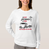 Jesus Coffee Lover T-Shirt (Vorderseite)