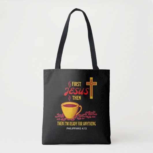 Jesus Coffee Lover Tasche (Vorderseite)