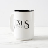 Jesus Coffee Mug Zweifarbige Tasse (Vorderseite Links)