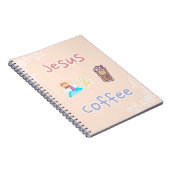 Jesus + Coffee Notizblock (Rechte Seite)