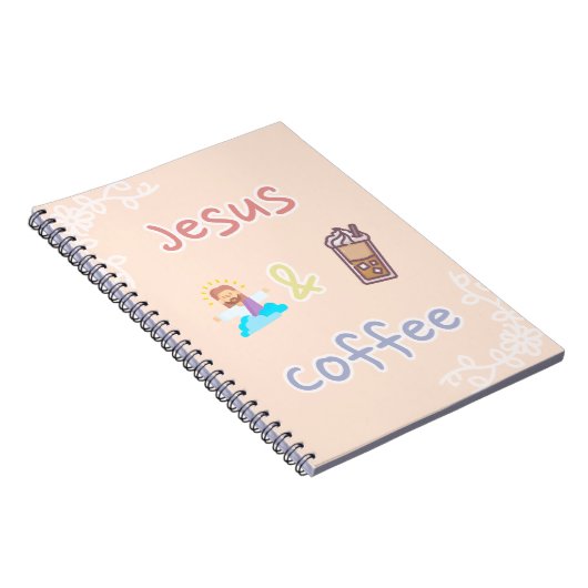 Jesus + Coffee Notizblock (Rechte Seite)