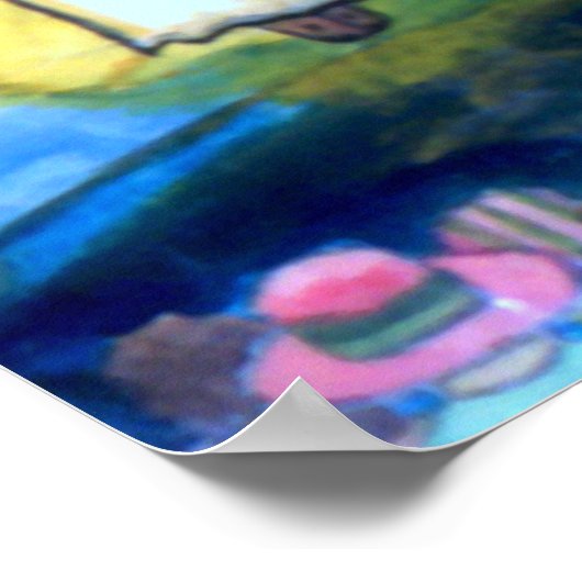 JESUS COLLAGE Print Poster (Ecke)