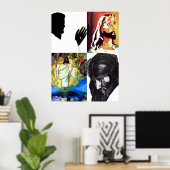 JESUS COLLAGE Print Poster (Heimbüro)