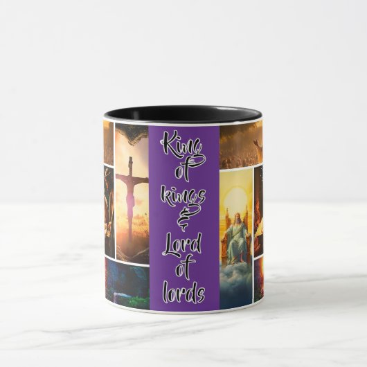 Jesus Collage Tasse (Zentrum)