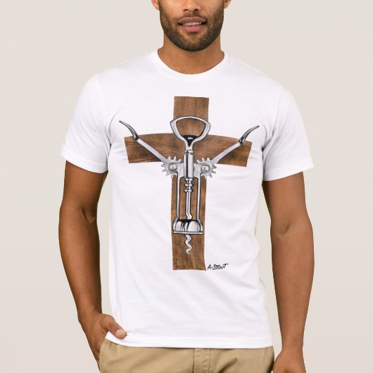 JESUS CORKSCREW T-Shirt (Vorderseite)