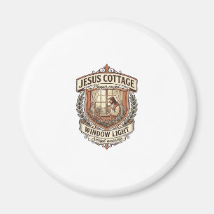 Jesus Cottage Fenster Licht Jesus Cottage Fenster  Magnet