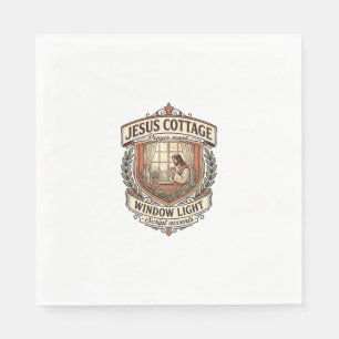 Jesus Cottage Fenster Licht Jesus Cottage Fenster  Serviette
