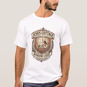 Jesus Cottage Fenster Licht Jesus Cottage Fenster  T-Shirt