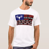 Jesus Country Red, White, Blue John 3:16 Flag T-Shirt (Vorderseite)