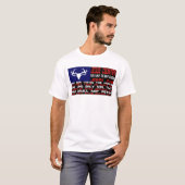 Jesus Country Red, White, Blue John 3:16 Flag T-Shirt (Vorne ganz)