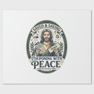 Jesus Coupon Second-Hand Frugal-Shirt Glaube-basie Geschenkpapier