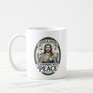 Jesus Coupon Sparsamkeits-Shirt Glaube Basierendes Kaffeetasse