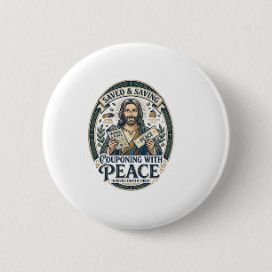Jesus Coupon Sparsamkeits-Shirt Glaube Basiertes D Button
