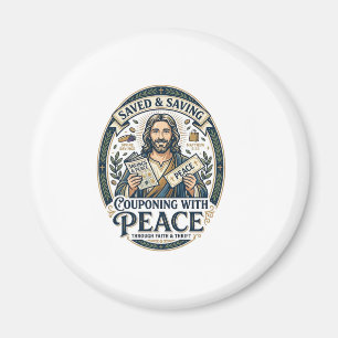 Jesus Coupon Sparsamkeits-Shirt Glaube Basiertes D Magnet