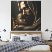 Jesus Cradling Child Canvas Print Picture 2 Leinwanddruck (Insitu (Schlafzimmer))