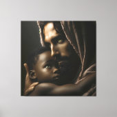Jesus Cradling Child Canvas Print Picture 2 Leinwanddruck (Vorderseite)
