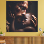 Jesus Cradling Child Canvas Print Picture 3 Leinwanddruck (Insitu (Wohnzimmer))