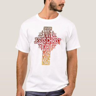 JESUS CROSS - BIBLE NAMEN CHRISTS T-Shirt