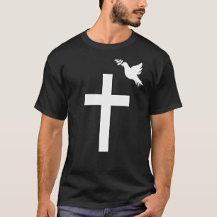 Jesus Cross Dove Olive Branch Osterweihnachtsfest T-Shirt